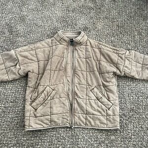 Brown Forever 21 quilted jacket, size Medium but could also fit large!